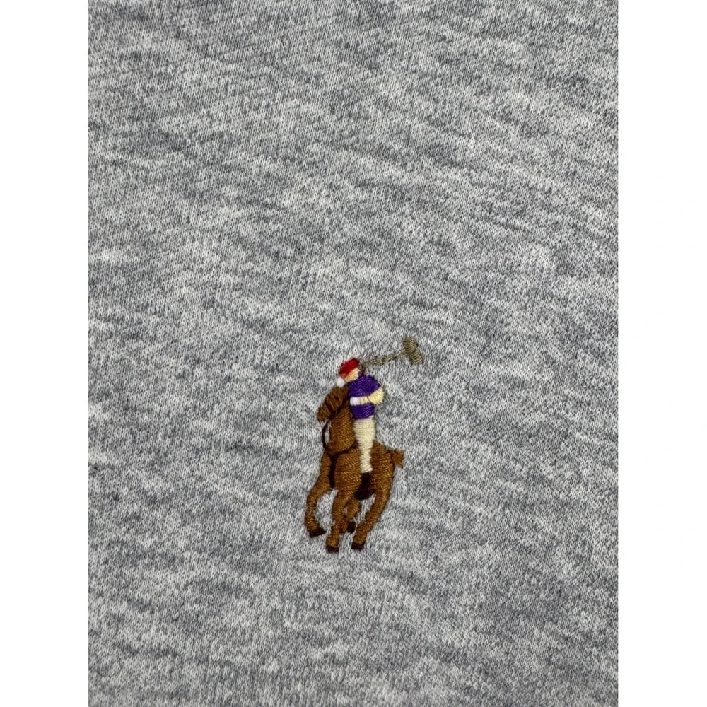 Polo Ralph Lauren Mens XL Custom Slim Fit T-Shirt Heather Gray Short Sleeve Pony